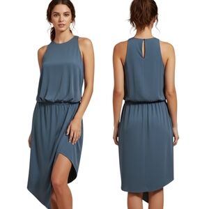 ELIZABETH AND JAMES "Rowan" Sleeveless Blouson Asymmetrical Dress -Size S